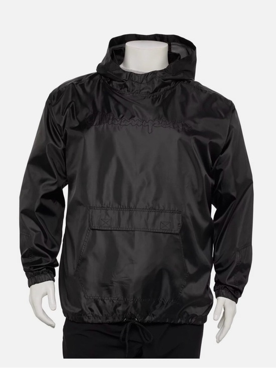 Champion Other - NWT Champion Men's Big & Tall Anorak Jacket Black 4XL Wind Rain Embroidered